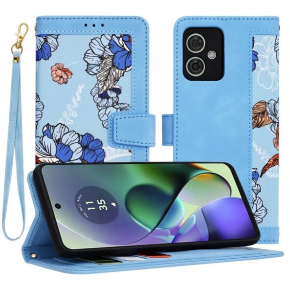 Husa pentru Motorola Moto G64 / G54 Power Edition, Techsuit, FlipCraft, Bleu