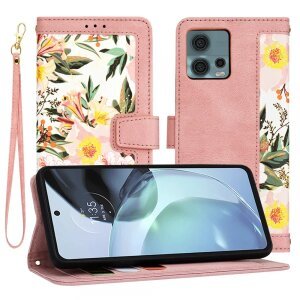 Husa pentru Motorola Moto G72, Techsuit, FlipCraft, Roz