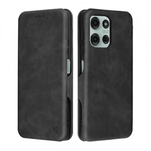Husa pentru Motorola Moto G75, Techsuit, Safe Wallet Plus, Neagra