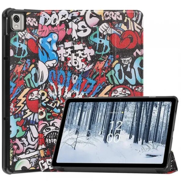 Husa pentru Nokia T21, Techsuit, FoldPro Urban Vibe, Multicolor