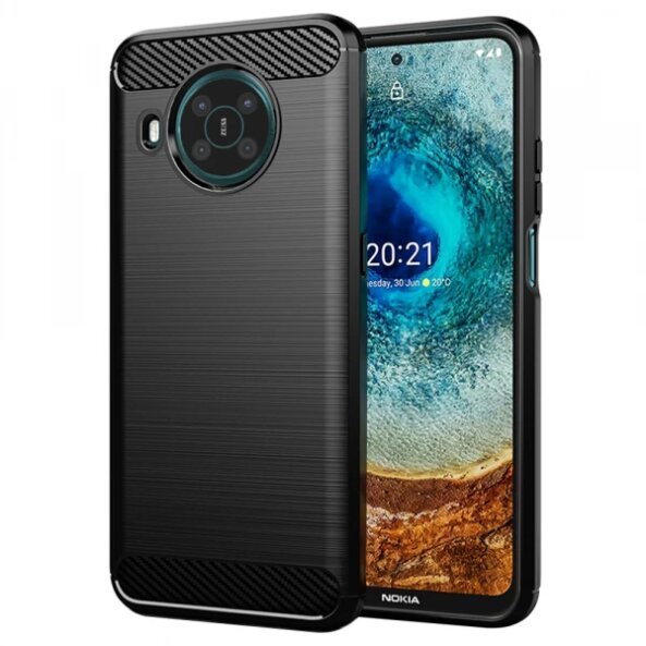 Husa pentru Nokia X10 / X20, Techsuit, Carbon, Neagra