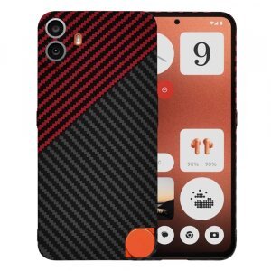 Husa pentru Nothing CMF Phone 1, Techsuit, Carbonite FiberShell Vortex, Rosie
