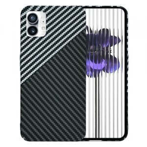 Husa pentru Nothing Phone (1), Techsuit, Carbonite FiberShell, Gri