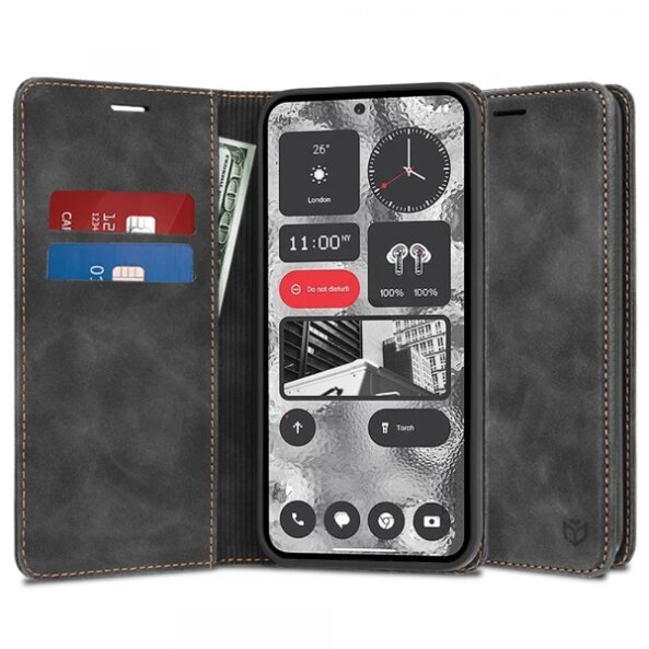 Husa pentru Nothing Phone (2), Techsuit, Confy, Neagra