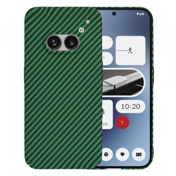 Husa pentru Nothing Phone (2a) Plus / Phone (2a), Techsuit, Carbonite FiberShell, Verde