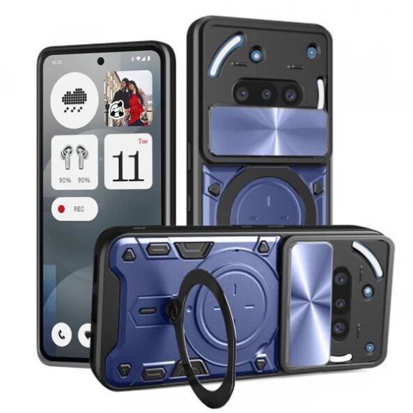 Husa pentru Nothing Phone (3a), Techsuit, CamGuard Pro, Albastra