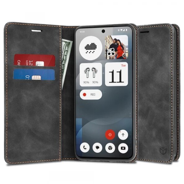 Husa pentru Nothing Phone (3a), Techsuit, Confy, Neagra