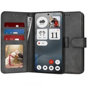 Husa pentru Nothing Phone (3a), Techsuit, Diary Book, Neagra