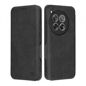 Husa pentru OnePlus 12, Techsuit, Safe Wallet Plus, Neagra