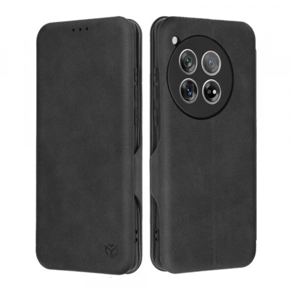 Husa pentru OnePlus 12, Techsuit, Safe Wallet Plus, Neagra