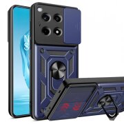 Husa pentru OnePlus 12R, Techsuit, CamShield, Albastra