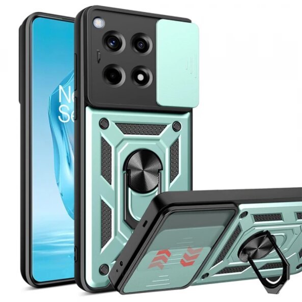 Husa pentru OnePlus 12R, Techsuit, CamShield, Verde