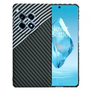 Husa pentru OnePlus 12R, Techsuit, Carbonite FiberShell, Gri