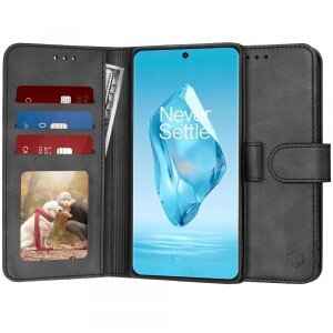 Husa pentru OnePlus 12R, Techsuit, Diary Book, Neagra