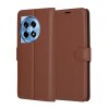 Husa pentru OnePlus 12R, Techsuit, Leather Folio, Maro