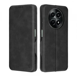 Husa pentru OnePlus 12R, Techsuit, Safe Wallet Plus, Neagra