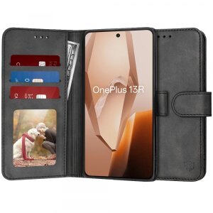 Husa pentru OnePlus 13R, Techsuit, Diary Book, Neagra