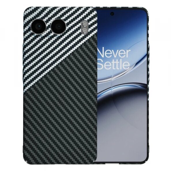 Husa pentru OnePlus Nord 4, Techsuit, Carbonite FiberShell, Gri