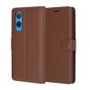 Husa pentru OnePlus Nord CE4 Lite, Techsuit, Leather Folio, Maro