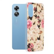 Husa pentru Oppo A17, Techsuit, Marble, Bej