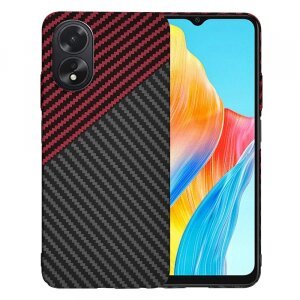 Husa pentru Oppo A18 / A38, Techsuit, Carbonite FiberShell Vortex, Rosie