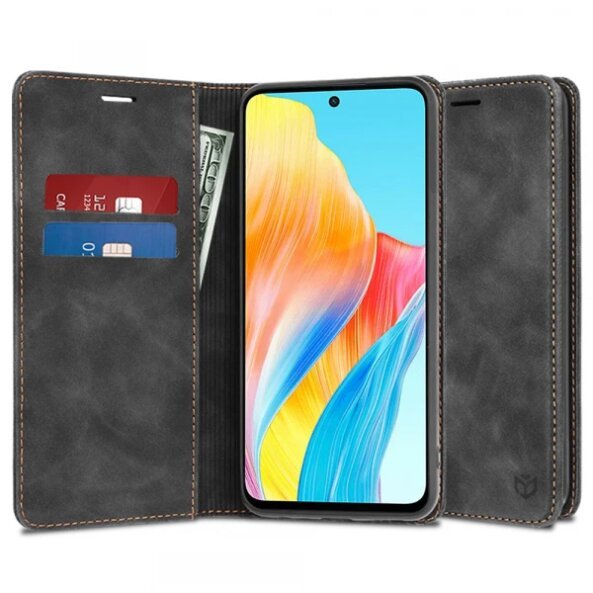 Husa pentru Oppo A58 4G, Techsuit, Confy, Neagra