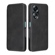 Husa pentru Oppo A58 4G, Techsuit, Safe Wallet Plus, Neagra