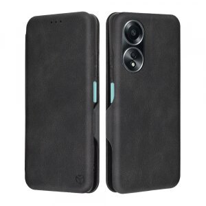 Husa pentru Oppo A58 4G, Techsuit, Safe Wallet Plus, Neagra