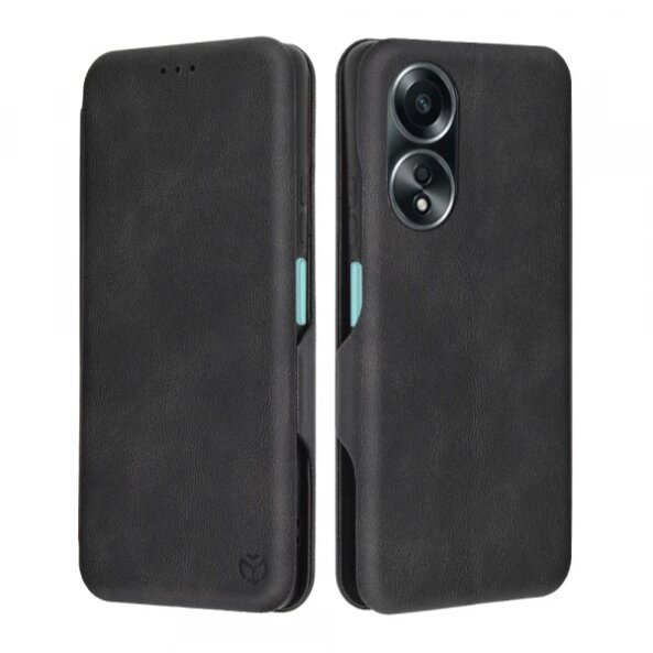 Husa pentru Oppo A58 4G, Techsuit, Safe Wallet Plus, Neagra