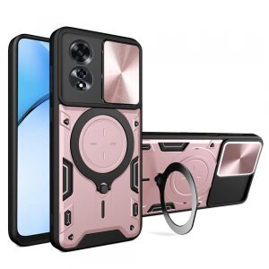 Husa pentru Oppo A60, Techsuit, CamGuard Pro, Roz Aurie