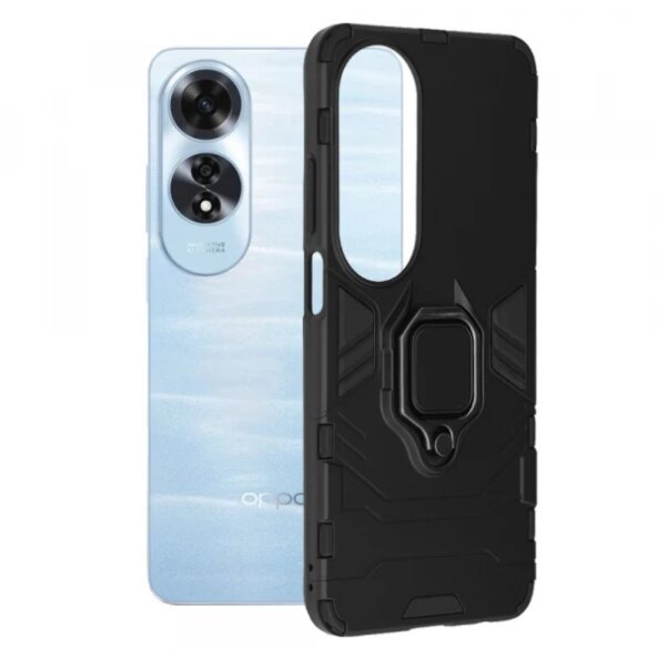 Husa pentru Oppo A60, Techsuit, Shield, Neagra