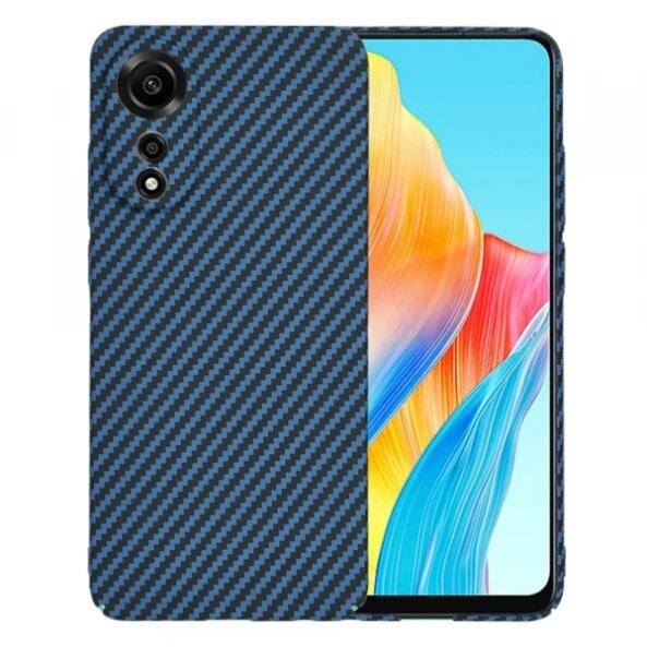 Husa pentru Oppo A78 4G, Techsuit, Carbonite FiberShell, Turcoaz