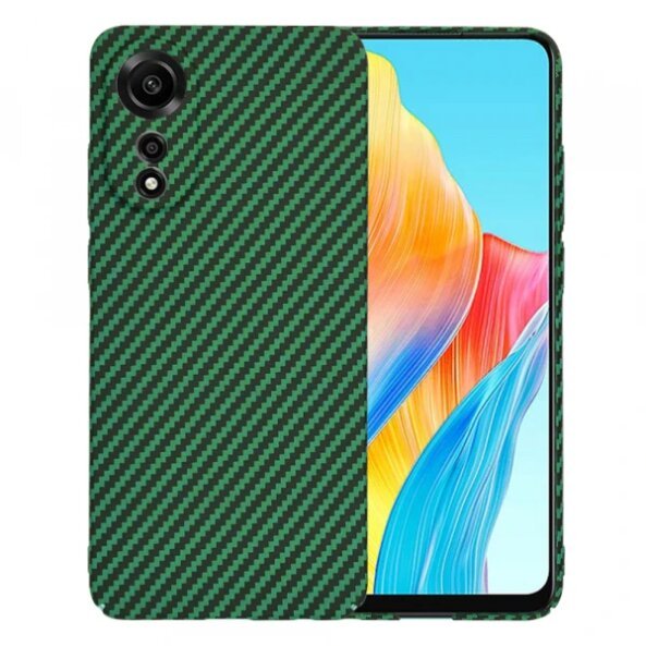 Husa pentru Oppo A78 4G, Techsuit, Carbonite FiberShell, Verde