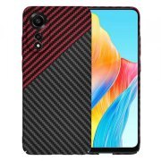 Husa pentru Oppo A78 4G, Techsuit, Carbonite FiberShell Vortex, Rosie