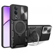 Husa pentru Oppo A80, Techsuit, CamGuard Pro, Neagra