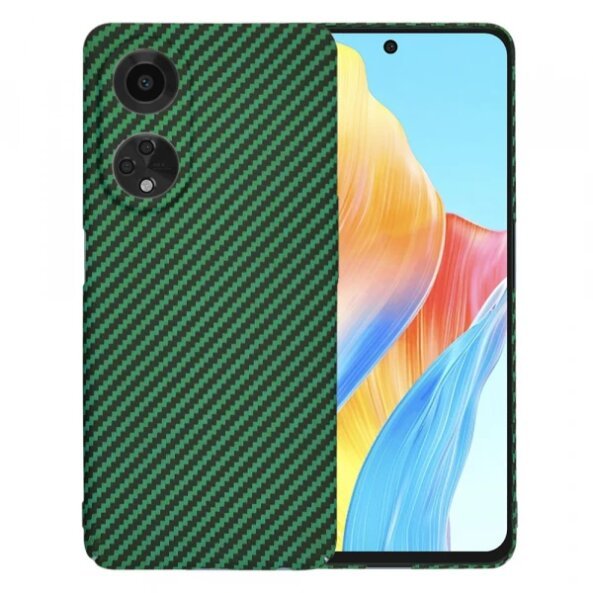 Husa pentru Oppo A98, Techsuit, Carbonite FiberShell, Verde