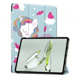Husa pentru Oppo Pad Air2 / Pad Neo / Pad Go, Techsuit, FoldPro Unicorn, Multicolor