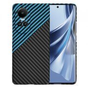 Husa pentru Oppo Reno10 / Reno10 Pro, Techsuit, Carbonite FiberShell, Bleu