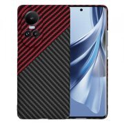 Husa pentru Oppo Reno10 / Reno10 Pro, Techsuit, Carbonite FiberShell Vortex, Rosie