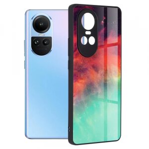 Husa pentru Oppo Reno10 / Reno10 Pro, Techsuit, Glaze, Turcoaz