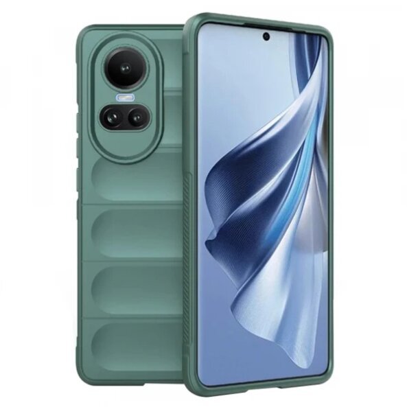Husa pentru Oppo Reno10 / Reno10 Pro, Techsuit, Magic Shield, Verde