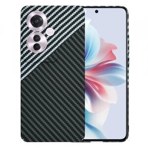 Husa pentru Oppo Reno11 F, Techsuit, Carbonite FiberShell, Gri