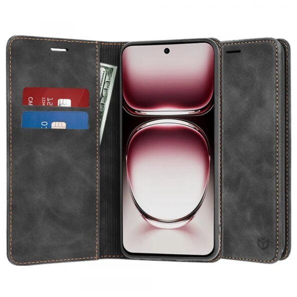 Husa pentru Oppo Reno12 Pro, Techsuit, Confy, Neagra