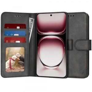 Husa pentru Oppo Reno12 Pro, Techsuit, Diary Book, Neagra