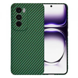 Husa pentru Oppo Reno12, Techsuit, Carbonite FiberShell, Verde