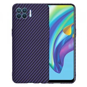 Husa pentru Oppo Reno4 Lite, Techsuit, Carbonite FiberShell, Mov