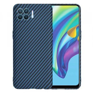 Husa pentru Oppo Reno4 Lite, Techsuit, Carbonite FiberShell, Turcoaz