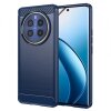 Husa pentru Realme 12 Pro / 12 Pro+, Techsuit, Carbon, Albastra