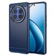 Husa pentru Realme 12 Pro / 12 Pro+, Techsuit, Carbon, Albastra