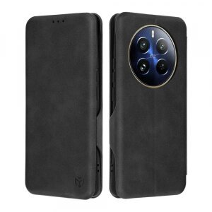 Husa pentru Realme 12 Pro / 12 Pro+, Techsuit, Safe Wallet Plus, Neagra